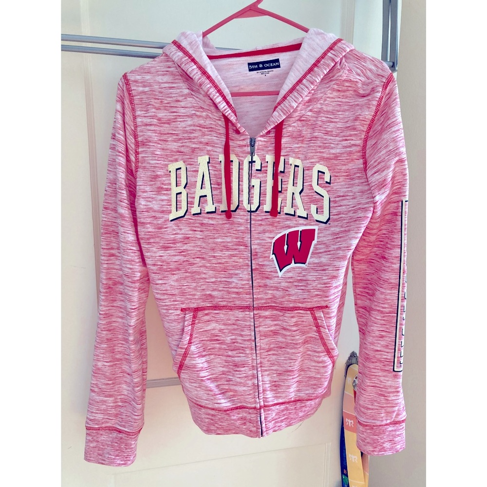 Wisconsin Badgers Zip Up Hoodie